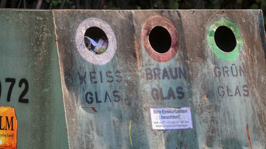 Glas-Recycling