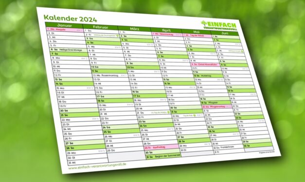 Exklusiv für Blogbesucher kostenlos: Kalender 2024 zum Ausdrucken!