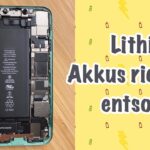 Von Smartphones bis E-Bikes: Die sichere Entsorgung von Lithium-Akkus